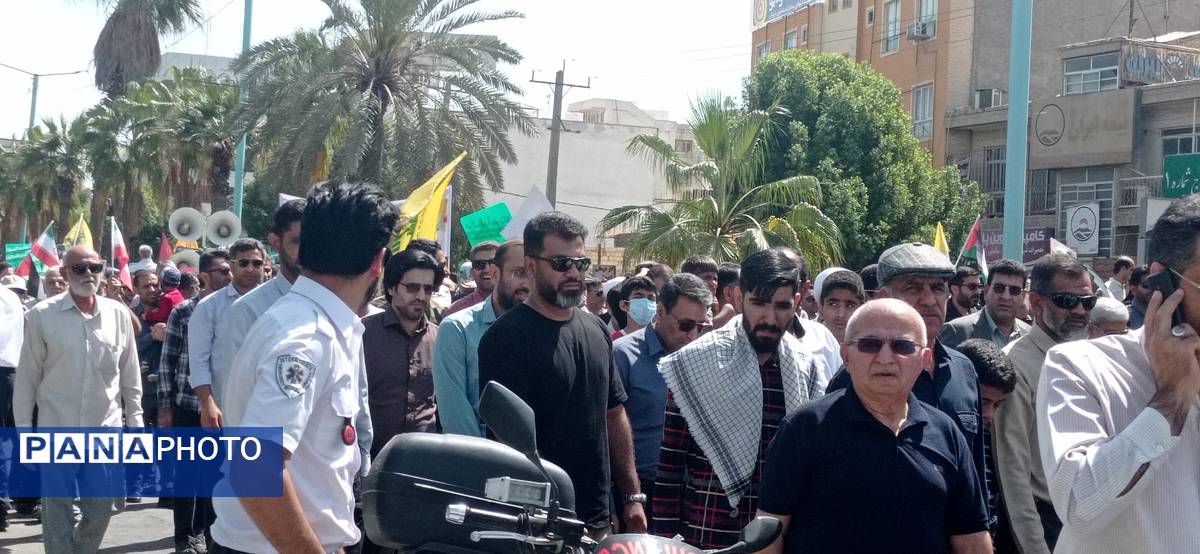 حضور پرشور مردم بندرعباس در راهپیمایی روز جهانی قدس