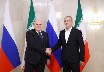 پزشکیان با نخست وزیر روسیه دیدار کرد