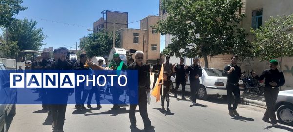 عزاداری روز تاسوعای حسینی در شهرستان بام و صفی آباد