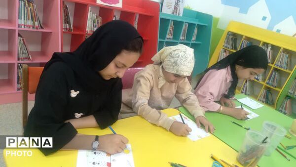 ایستگاه نقاشی با موضوع صرفه جویی در مصرف انرژی ویژه  کودکان