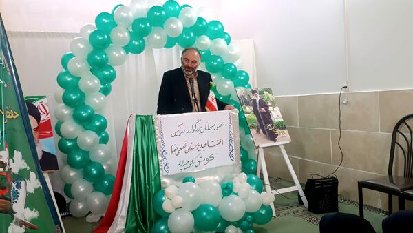  مراسم افتتاحیه دبیرستان تخصصی حفظ کوثر در شهرستان کاشمر 