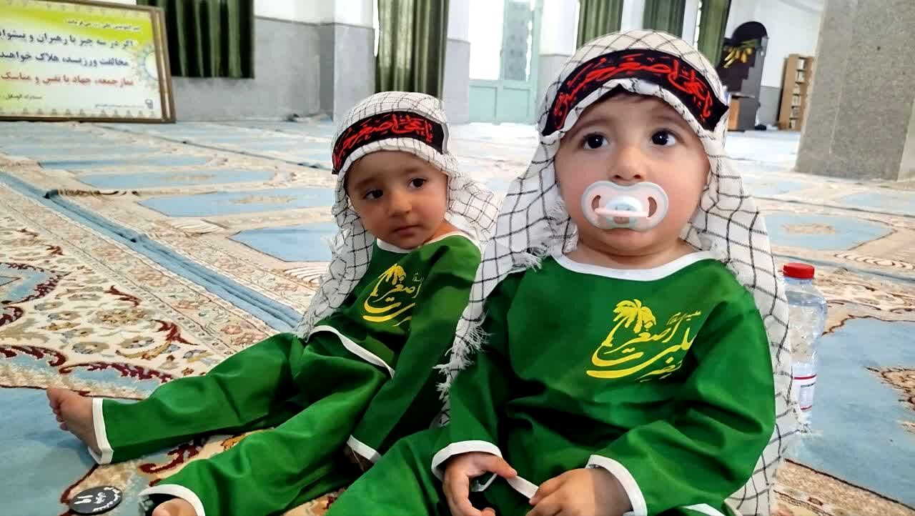 اجتماع شیرخوارگان حسینی در قلعه‌گنج 