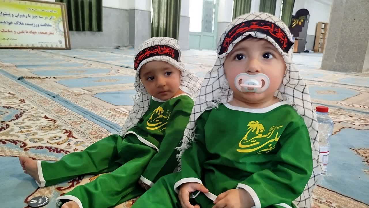 اجتماع شیرخوارگان حسینی در قلعه‌گنج 