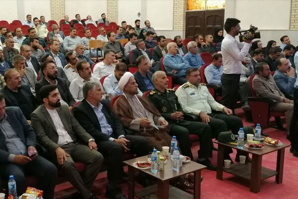 آیین تکریم و معارفه رئیس شعبه اول دادگاه عمومی و رئیس حوزه قضایی شهرستان بیضا 