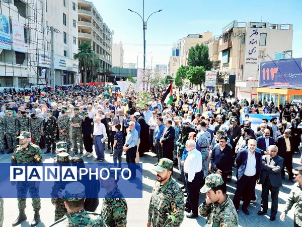 راهپیمایی روز قدس در بوشهر