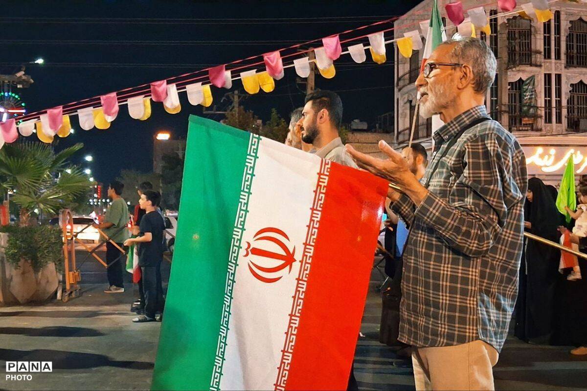 باید برخاست برای وطن؛ خروش مردم رباط‌کریم در حمایت از ایران