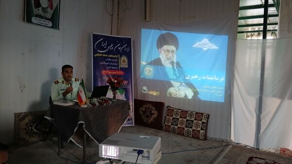 گرامیداشت هفته نیروی انتظامی در مسجد بقیه الله کاشمر 