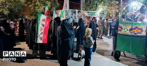 تجدید پیمان مردمان کوی یکن آباد با ایران جان
