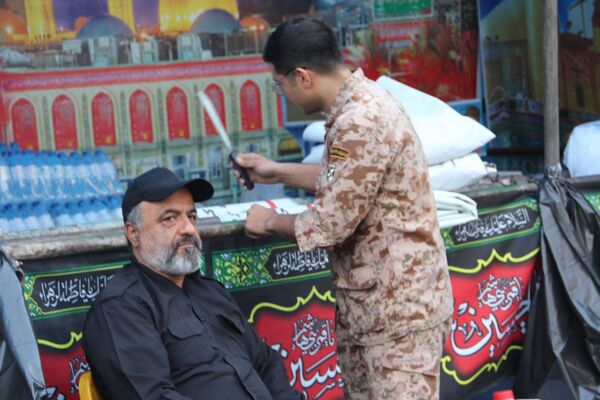 حضور باشکوه جاماندگان اربعین حسینی در شهر ری