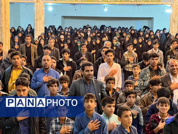 مراسم پنجمین سالگرد حاج قاسم در خمینی شهر بشاگرد