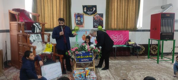 جشن ولادت حضرت علی (ع) پایگاه بسیج مطهره روستای تنسوان شیروان