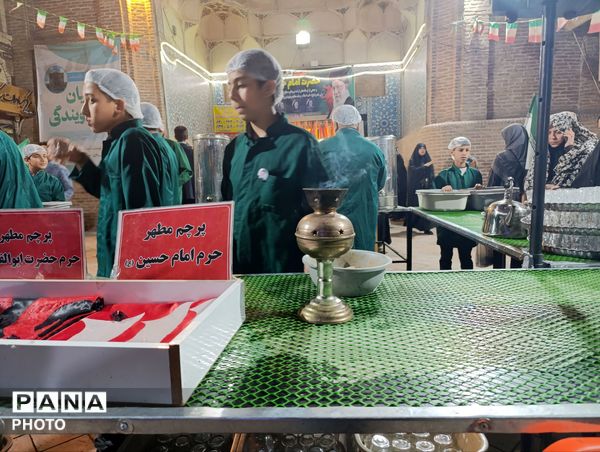 خدمت رسانی در حاشیه تجمعات نیشابور 