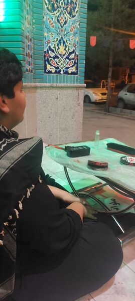 خادمی نوجوانان در عزاداری سید و سالار شهیدان در مشهد