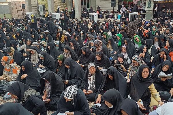 مراسم روز عرفه در مسجد صاحب‌الزمان(عج) و امام‌زاده سید فتح‌الله ورامین