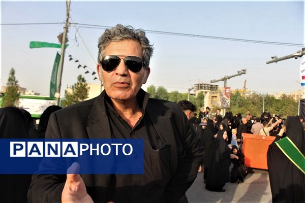 آیین پیاده‌روی اربعین حسینی در بلوار پیامبر اعظم(ص) قم