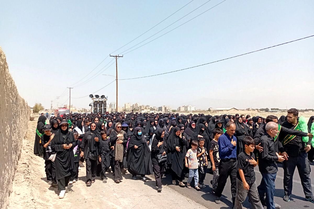 برگزاری مراسم پیاده‌روی اربعین حسینی در صباشهر