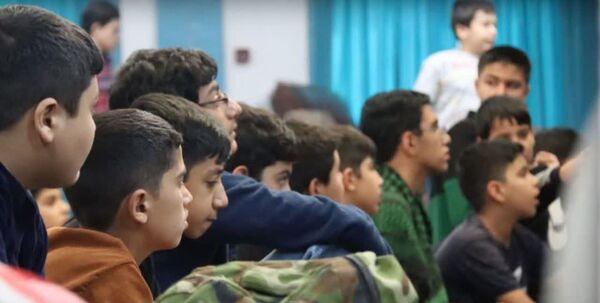 حال و هوای دانش آموزان معتکف در مسجد امام خمینی (ره) جاهد شهر مشهد مقدس 