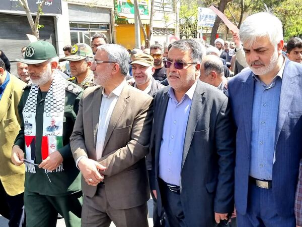 حضور پرشور مردم دارالمؤمنین کاشان در راهپیمایی روز قدس
