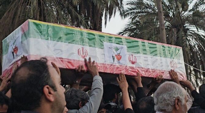 تشییع پیکر ۳ شهیدِ مردمی حمله تروریستی «سید جوذر»