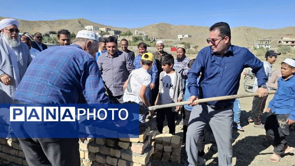 برگزاری آیین خشت گزاری طرح مدرسه اولیا 