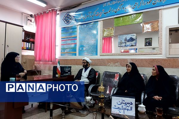 بازدید سرپرست معاونت پرورشی اداره آموزش و پرورش کهریزک از دبیرستان زنده‌یاد الهام شریعت