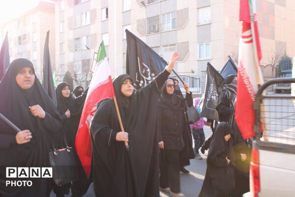اجتماع خونخواهان و منتقمین شهادت حضرت آیت الله الامام شهید سید علی خامنه ای در پردیس
