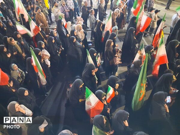 پنجاه و هفتمین شب از اجتماعات مردمی در شهرستان کاشمر 