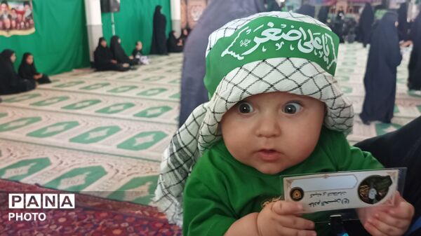 مراسم شیرخوارگان حسینی در مهدیه معلا شهر میلاجرد