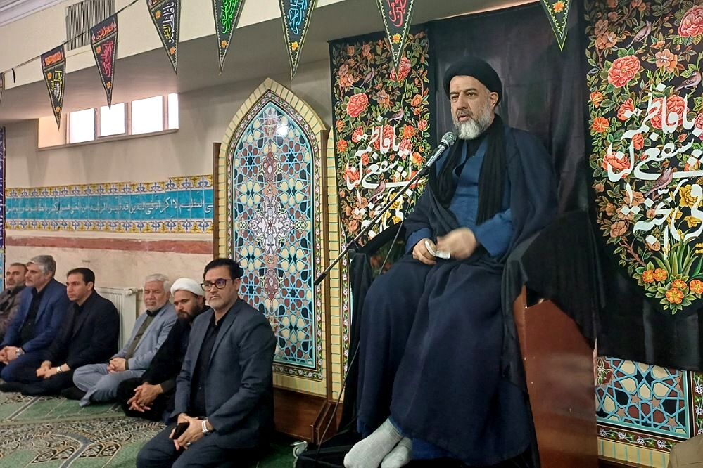 مراسم عزاداری حضرت فاطمه زهرا (س) در اداره آموزش و پرورش شهریار