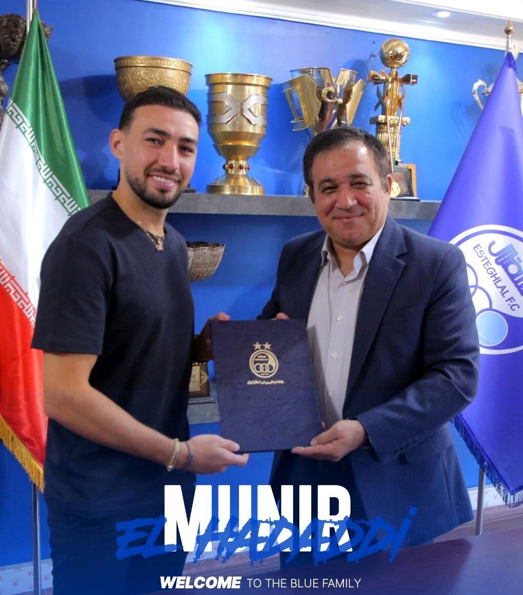 منیر الحدادی با استقلال دو ساله بست