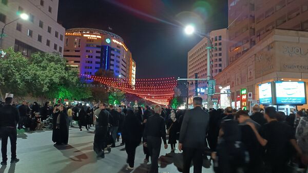 مراسم عزاداری شهادت امام رضا(ع) و شام غریبان در حرم مطهر رضوی 