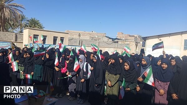 مهر در مدارس لاشار و گلشن با رصد آموزشی و زنگ مقاومت آغاز شد