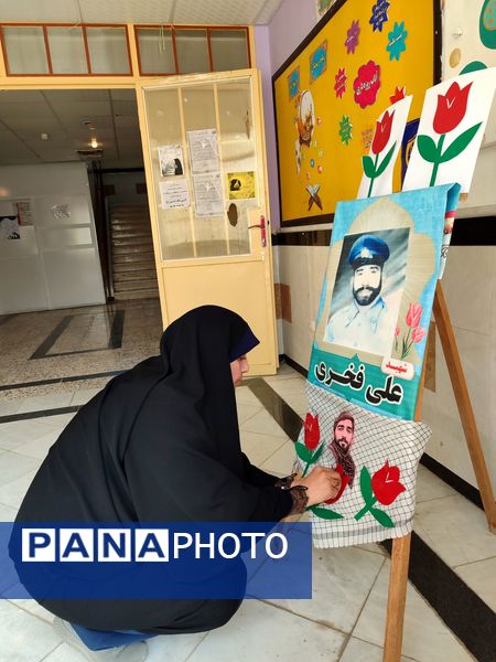 برگزاری یادواره شهدا در هنرستان بصیرت آشخانه