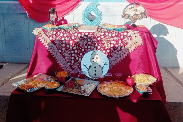 جشن یلدا در دبیرستان فردوس شهرک