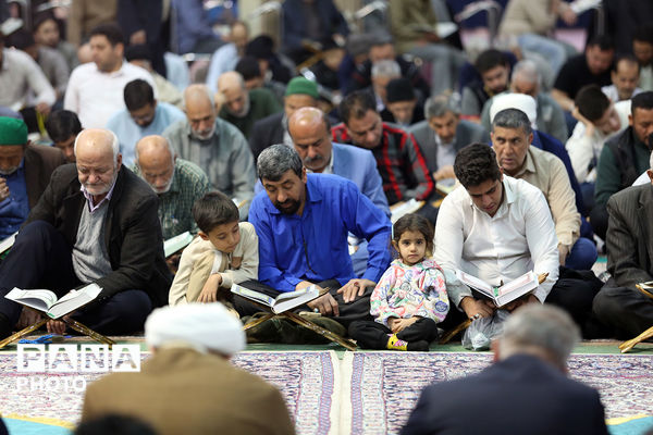 آیین ترتیل خوانی قرآن کریم در حرم حضرت معصومه(س)