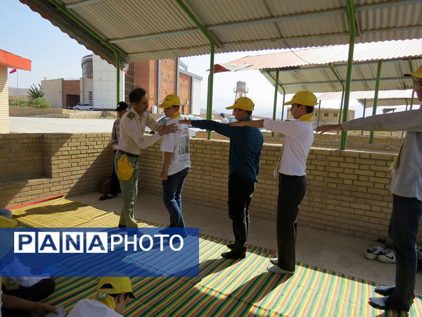 برگزاری پیش اردوی پسران در اردوگاه شهید چمران بجنورد