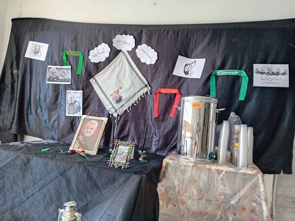 گرامیداشت پنجمین سالگرد شهادت سردار سلیمانی در دبیرستان فاطمه الزهرا 