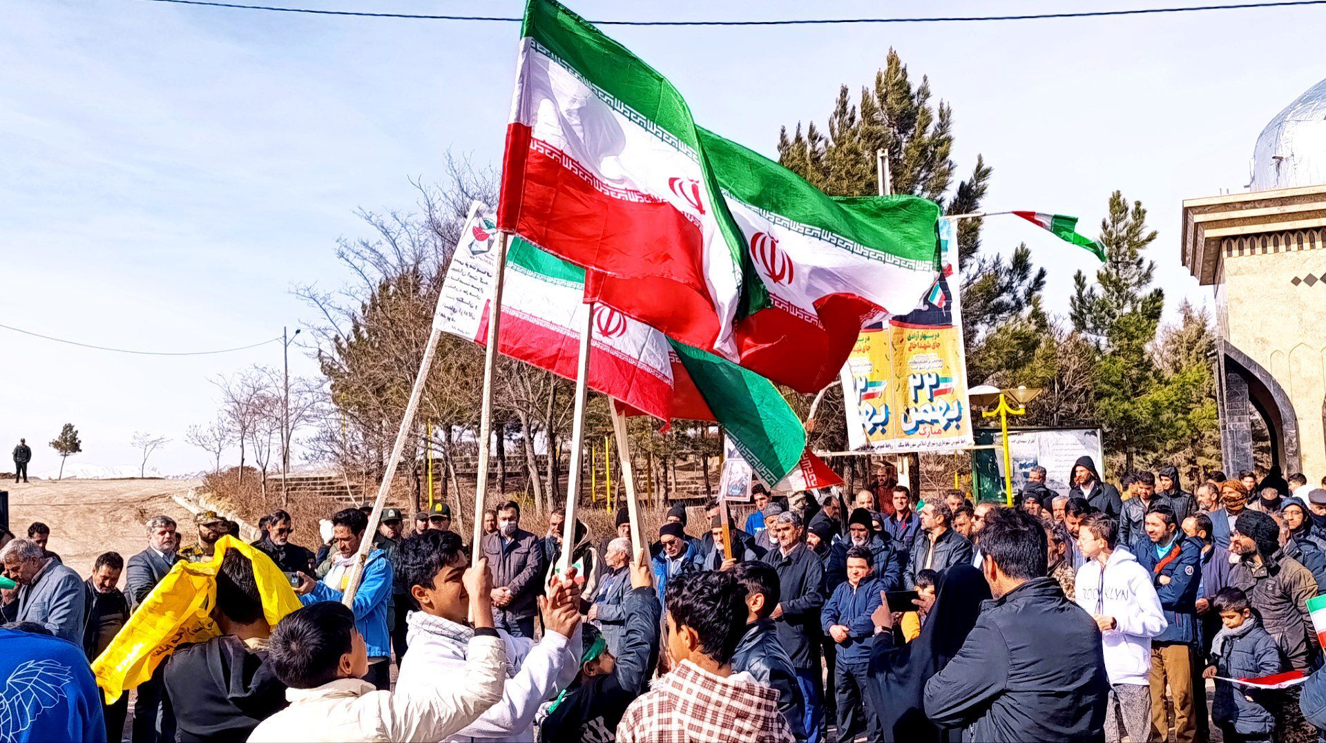 راهپیمایی ۲۲ بهمن در رباط‌سنگ، تجدید بیعت مردم با انقلاب