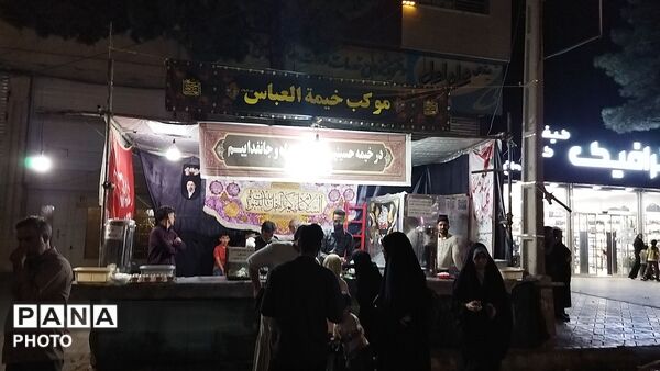 گذری بر فعالیت موکب خیمه العباس در شب صد و نود و پنجم از اجتماعات 