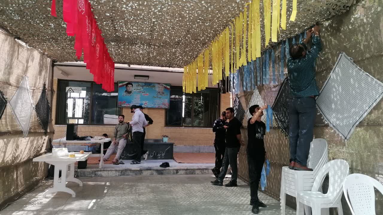 برپایی موکب عاشورایی اربعین حسینی در شیروان