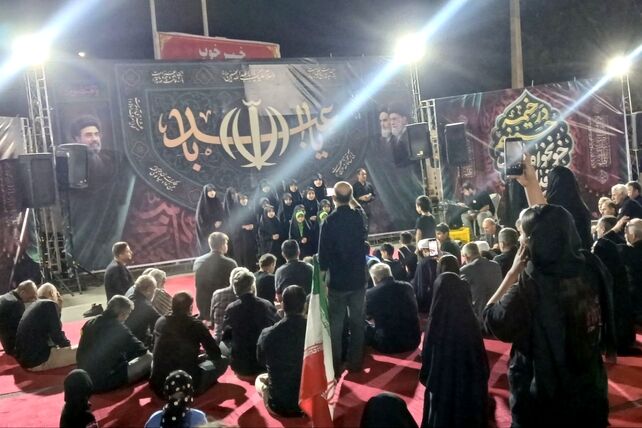 طنین فریاد «یا حسین» در قلب مهستان 