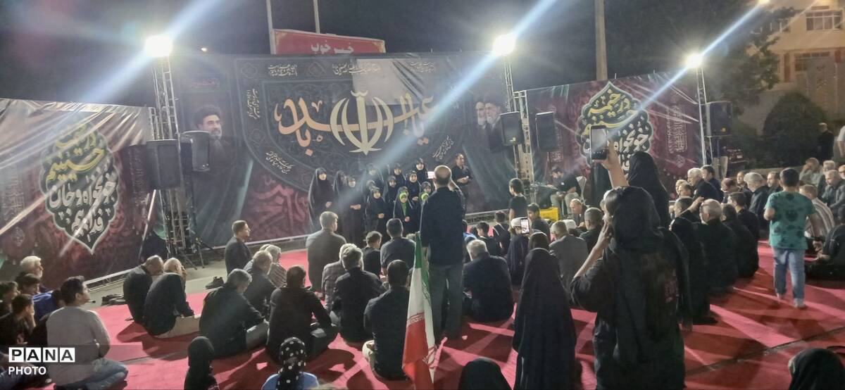 طنین فریاد «یا حسین» در قلب مهستان 