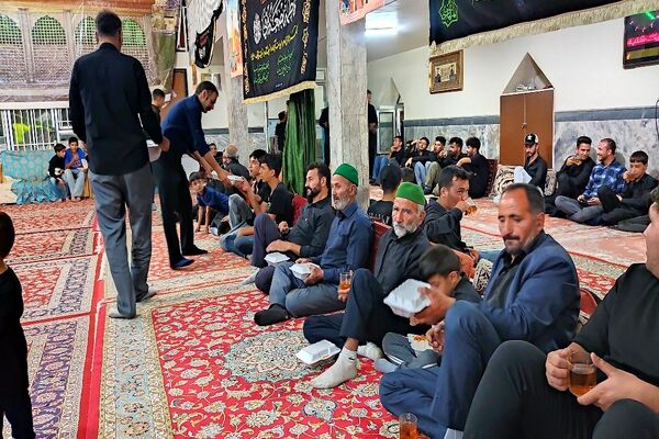 شام غریبان حسینی در مسجد جامع شهر بار