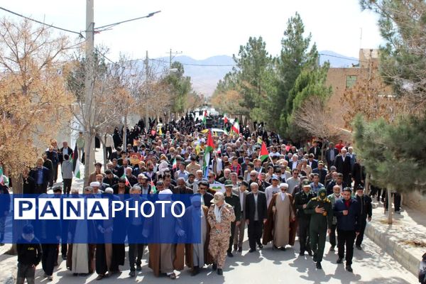 راهپیمایی روزجهانی قدس در شهر درق