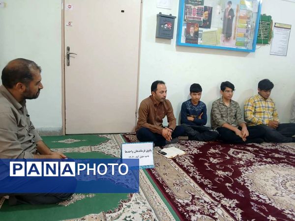 جلسه فرماندهان واحدهای بسیج مدارس شهرستان خلیل‌آباد 