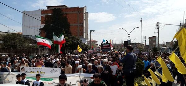 برگزاری راهپیمایی روز قدس در میاندورود 