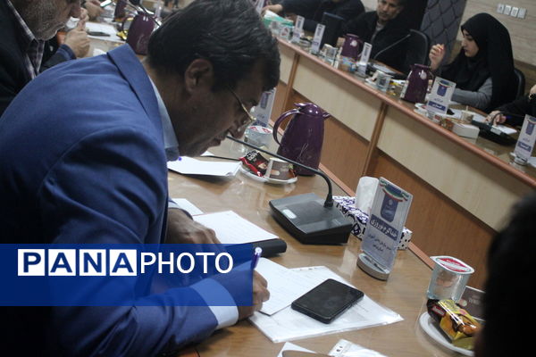 نشست خبری معاون پرورشی و فرهنگی آموزش و پرورش استان بوشهر 