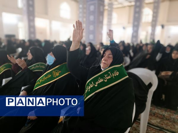 آیین گرامیداشت وفات حضرت ام البنین(س) و تکریم مادران و همسران شهدای شهرستان قدس