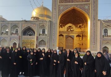 اردوی تشویقی دانش‌آموزان نخبه استان گیلان به مشهد مقدس