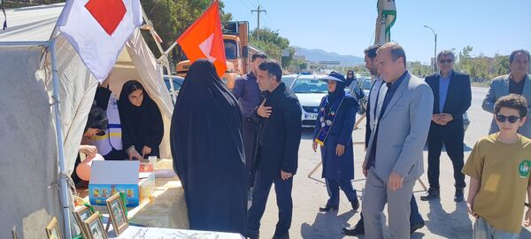 برپایی موکب سازمان دانش‌آموزی در شهرستان سملقان
